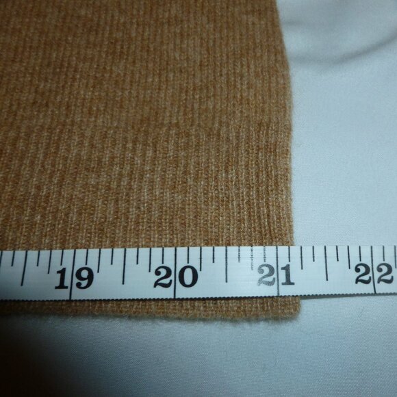 Charter Club Cashmere Long Sleeve V-Neck Sweater XL Warm Praline Heather NWT Tan - Picture 9 of 11